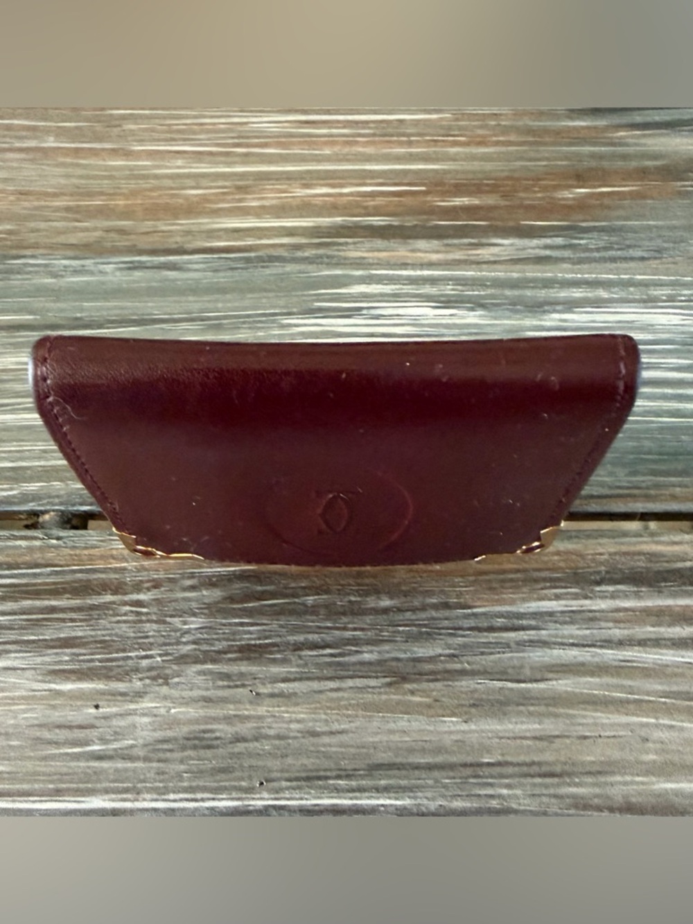 Cartier coin case square purse / wallet Must de Bordeaux 73184184 - Picture 7 of 16
